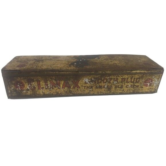 Climax Smooth Plug The Grand Old Chew Tobacco Tin P Lorrillard Company Empty - Picture 1 of 9